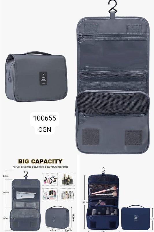 Travel makeup bag